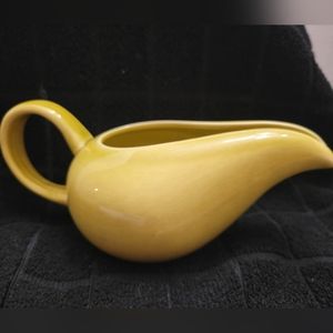 Vintage Russell Wright Pottery Steubenville Iroquois Avacado Green Creamer